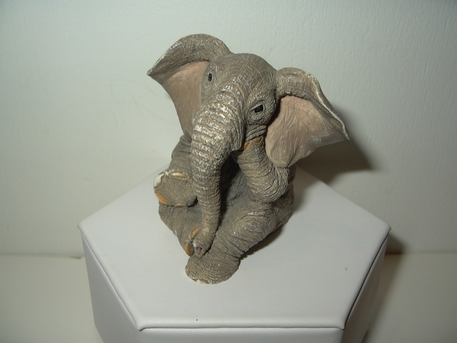Vintage Fay & Fenella Tuskers “Melody” Elephant Figurine Sculpture British Isles