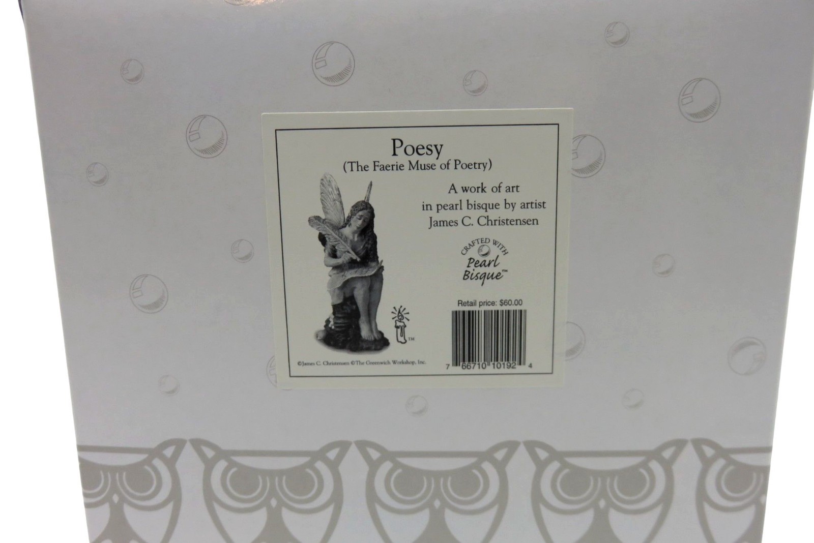 Greenwich James Christensen Poesy Fairy Limited Edition 106/2500 Figurine Boxed