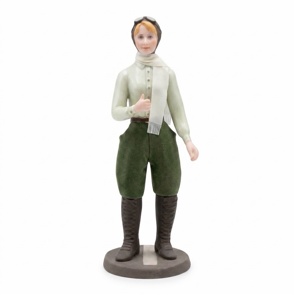 VTG American Women Of Arts & Letters Amelia Earhart Doll Figurine No. 3417/9500