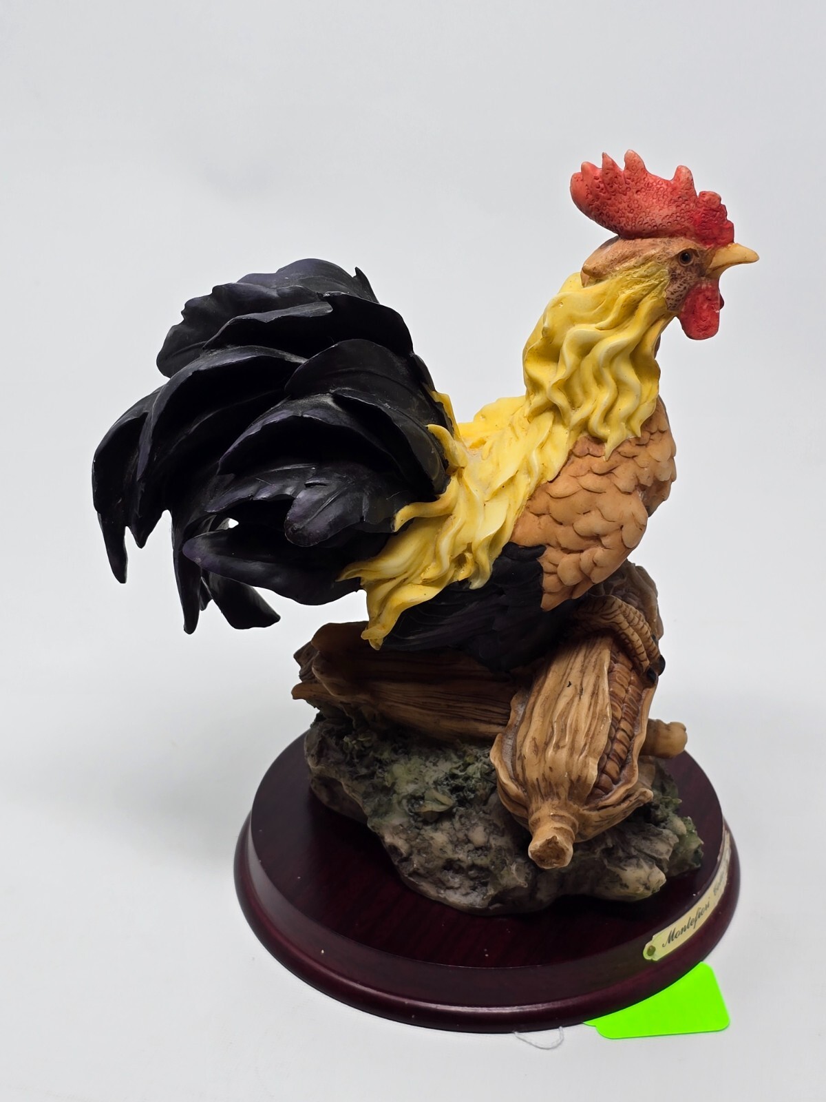Montefiori Collection Huge Rooster With Corn 8″ Tall x 6″ wide – #2