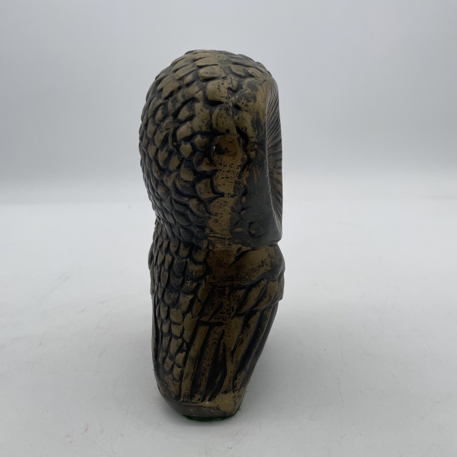 VINTAGE MCM OWL PAINTED CERAMIC FIGURINE 6.25 In