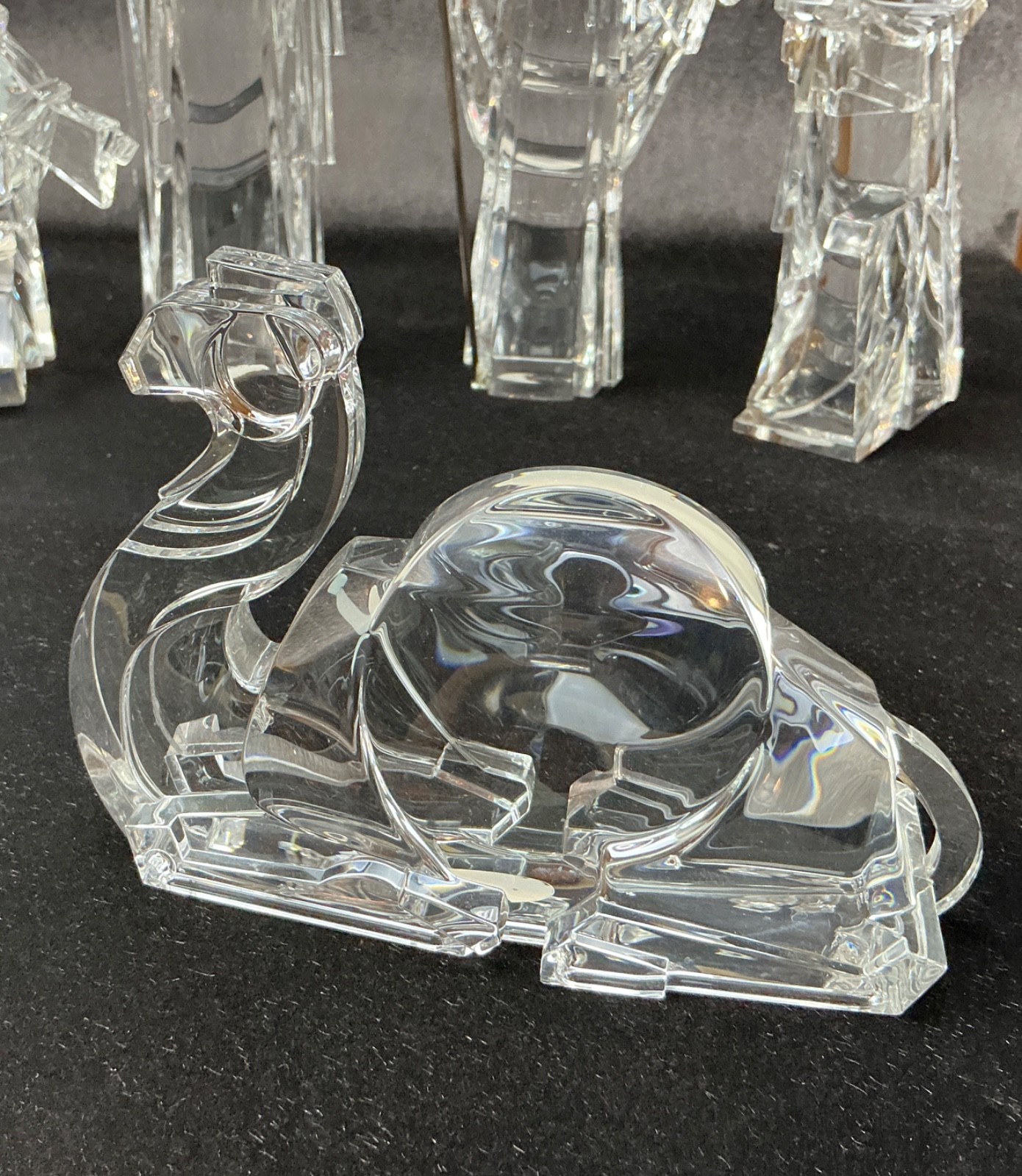 CUBIST PACIFIC RIM ACRYLIC NATIVITY SET EXCELLENT!