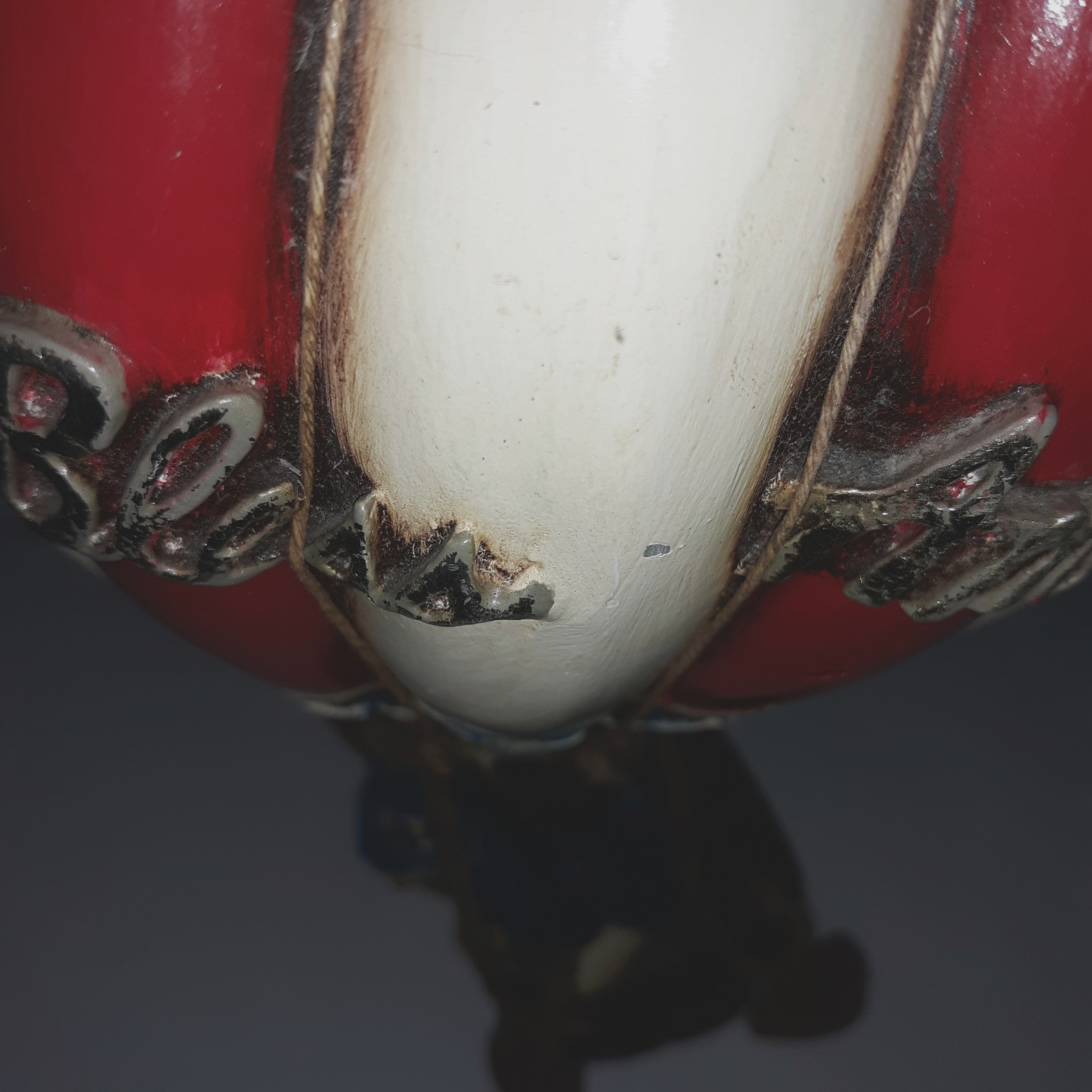 Vtg Hot Air Balloon Patriotic God Bless America Uncle Sam Large By Leonardo Luna