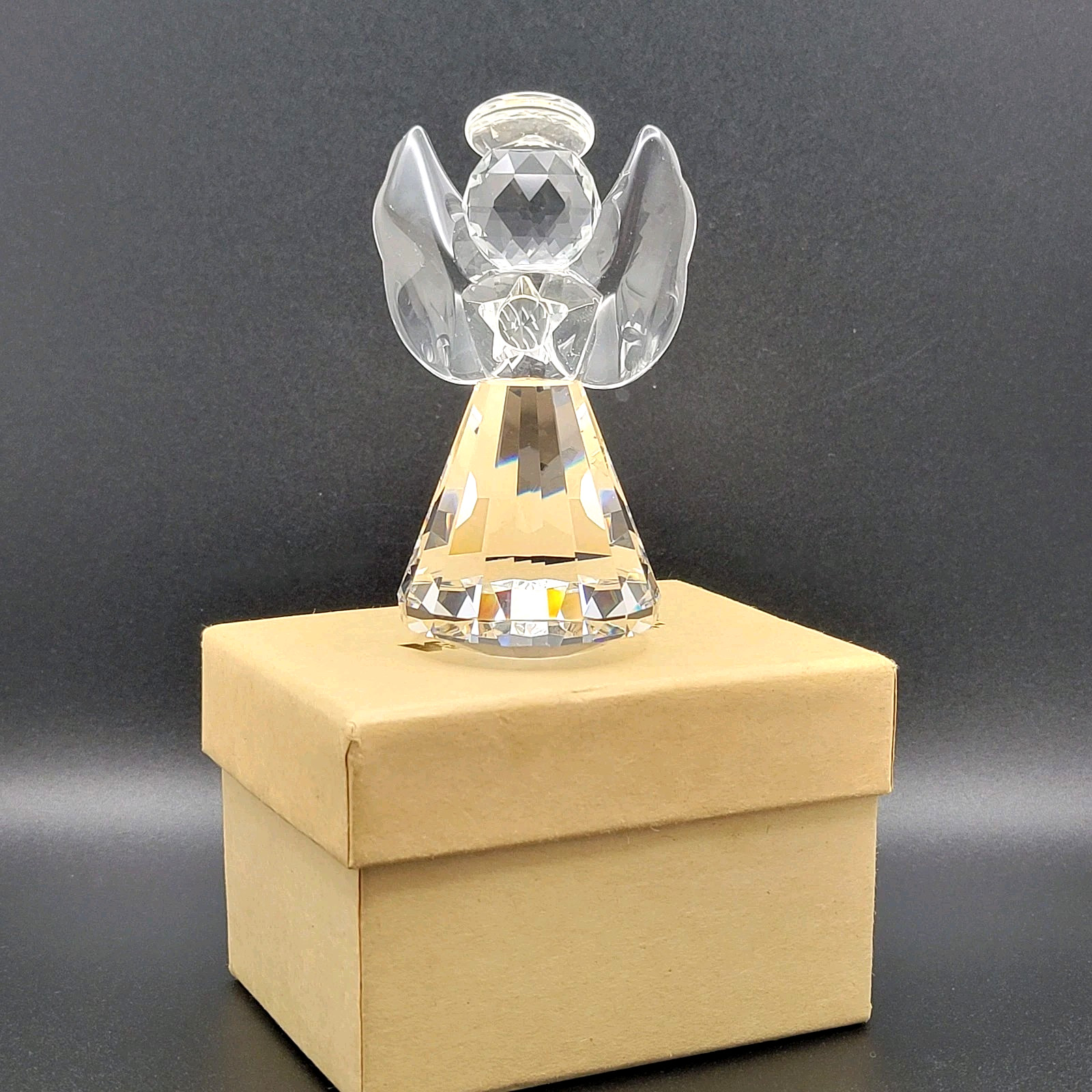 Waltz & F Crystal Guardian Angel Figurine 3″ Sun Catcher Minimalist