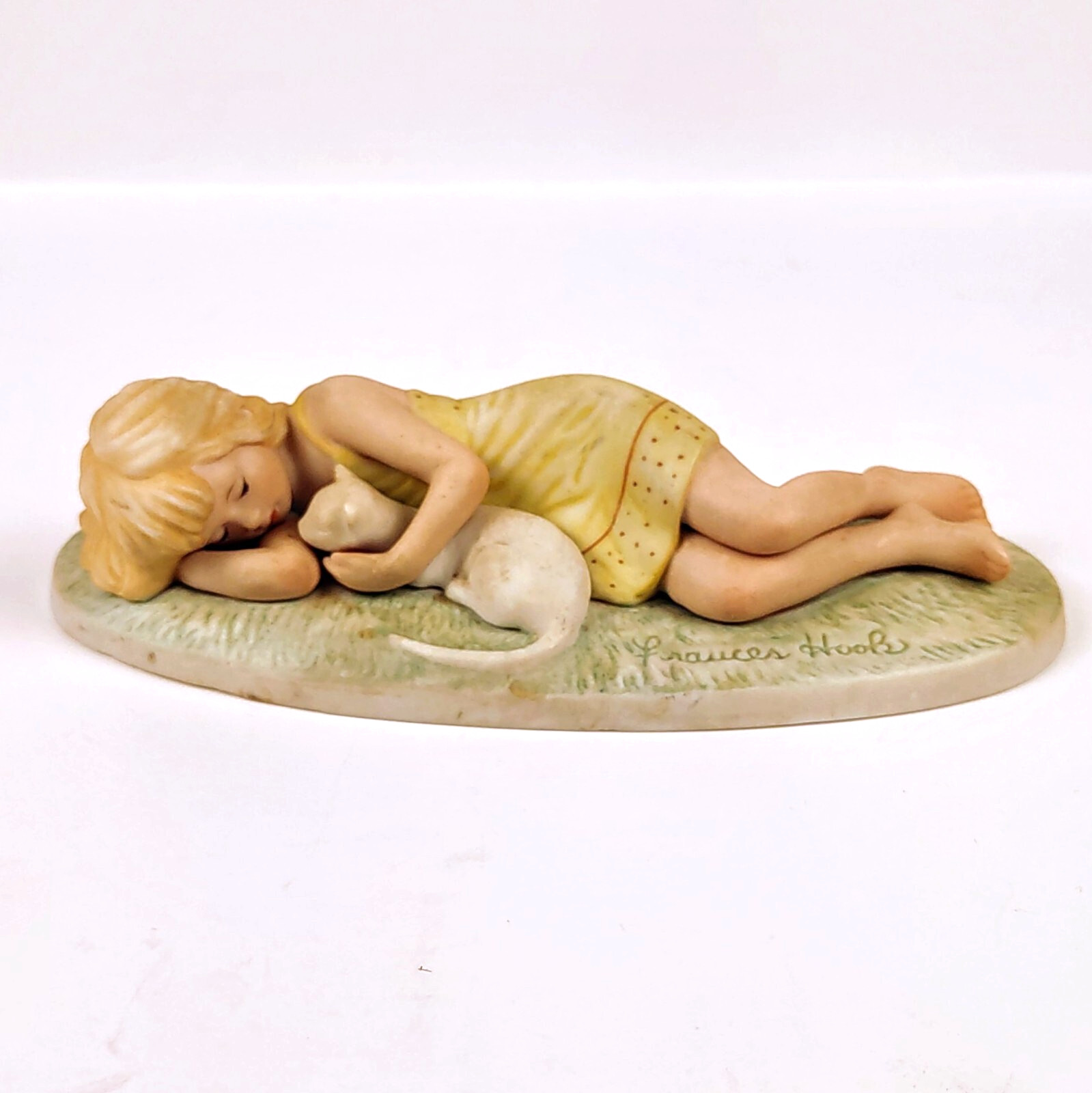 Frances Hook Cat Nap A Childs World Collection 1980 Figurine Vintage Ceramic