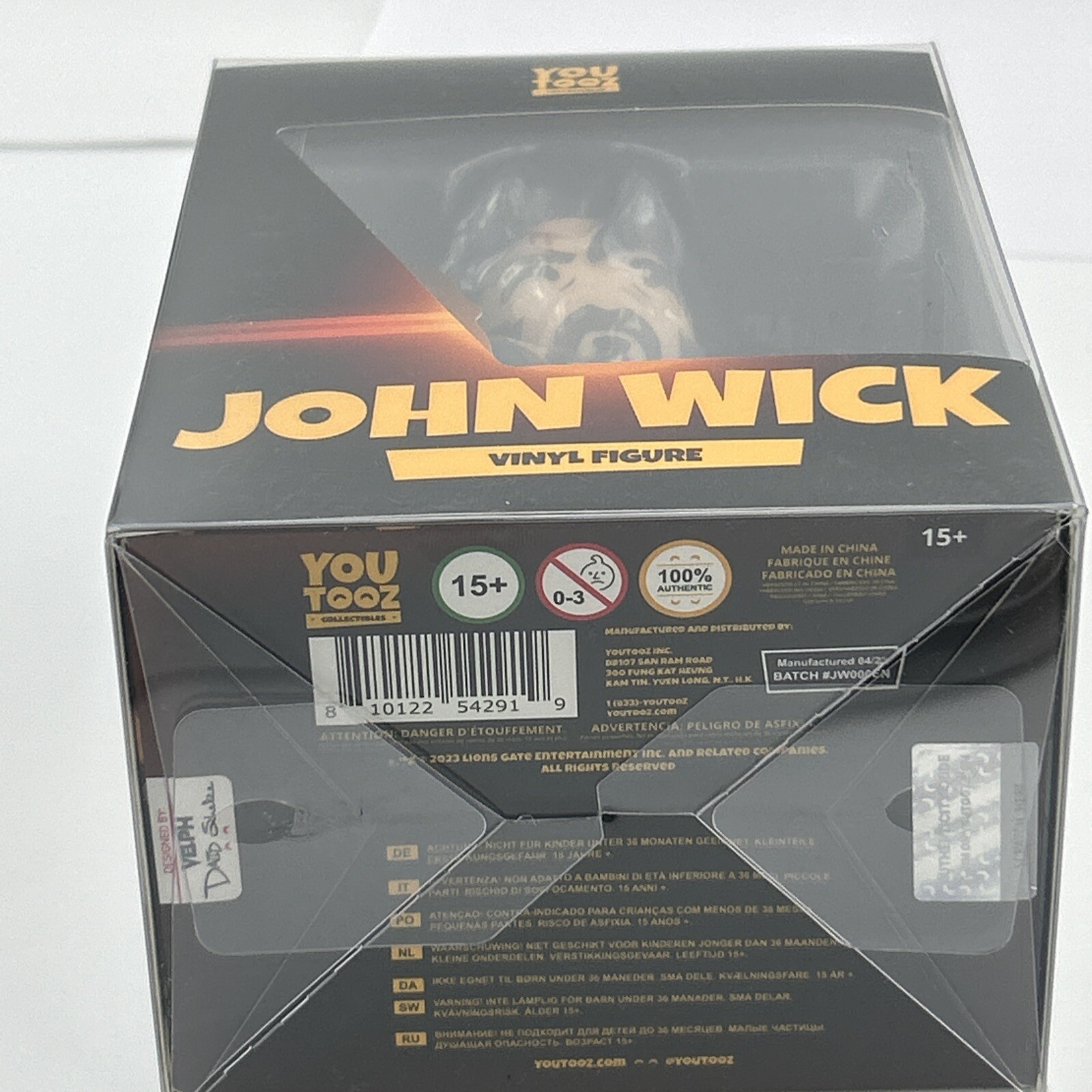 Youtooz * JOHN WICK *Boxed Vinyl Figure * NEW In Original Packaging
