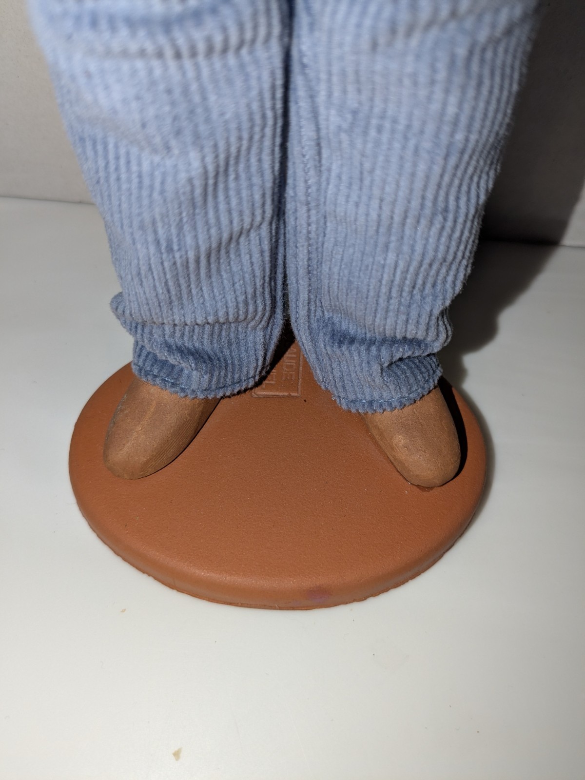 Vtg French Santons de Provence Terracotta Old Man Figurine Claude Carbonel Read
