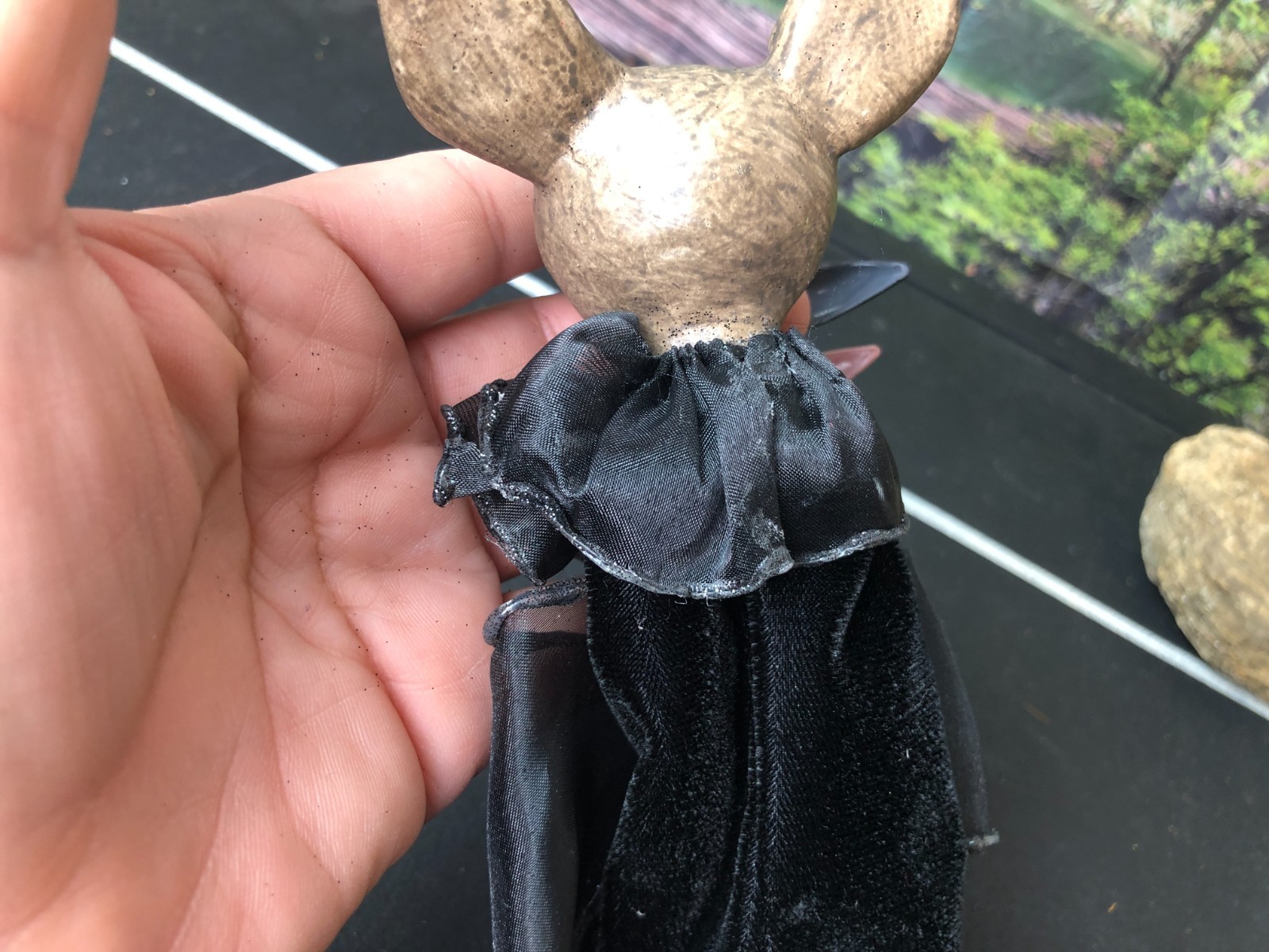 Katherine’s Collection Wayne Kleski Halloween BLK BAT Pouch Decoration Gift Bag?