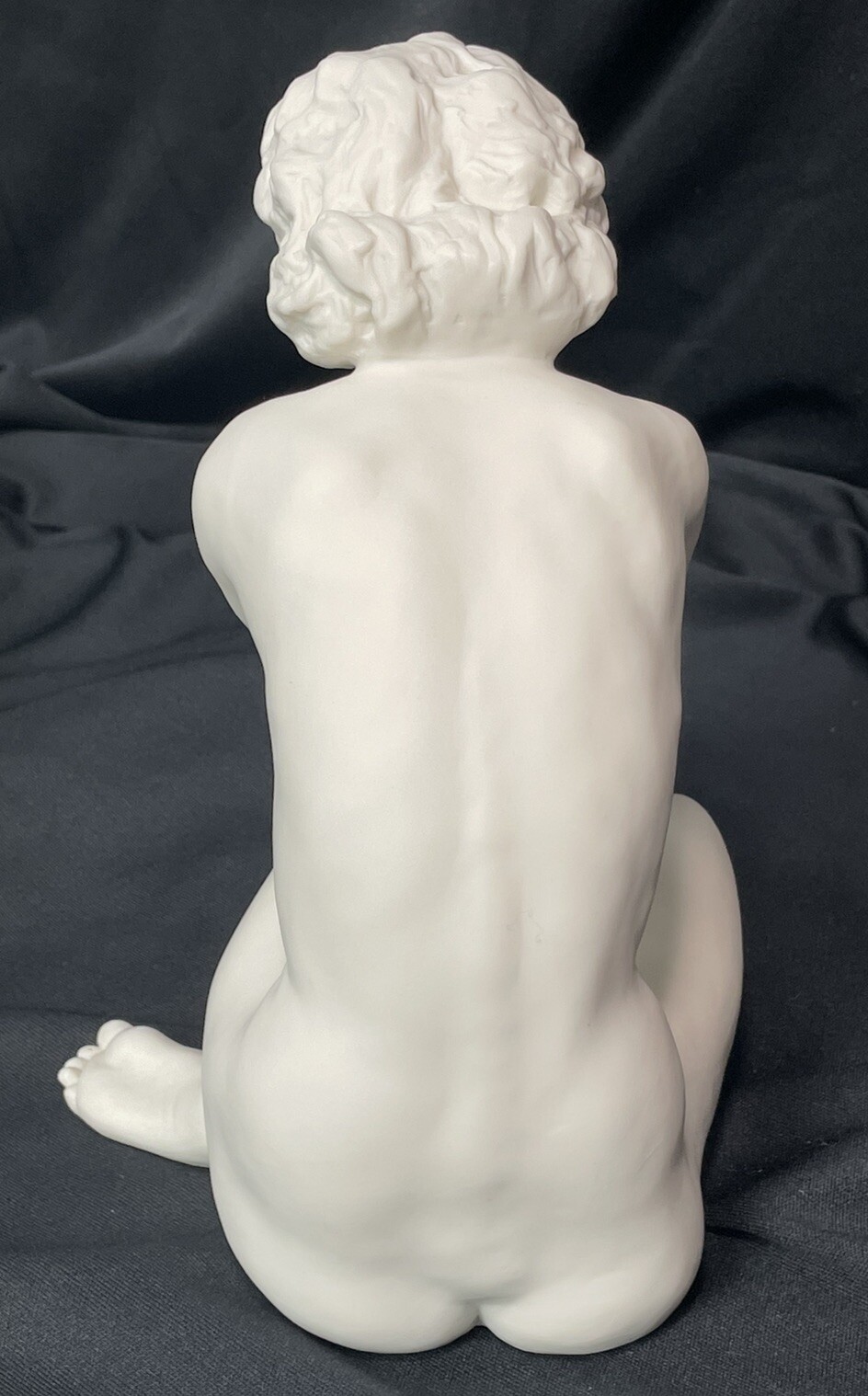 HUTSCHENREUTHER Porcelain Bisque Nude Seated Woman by CARL WERNER Germany Mint!