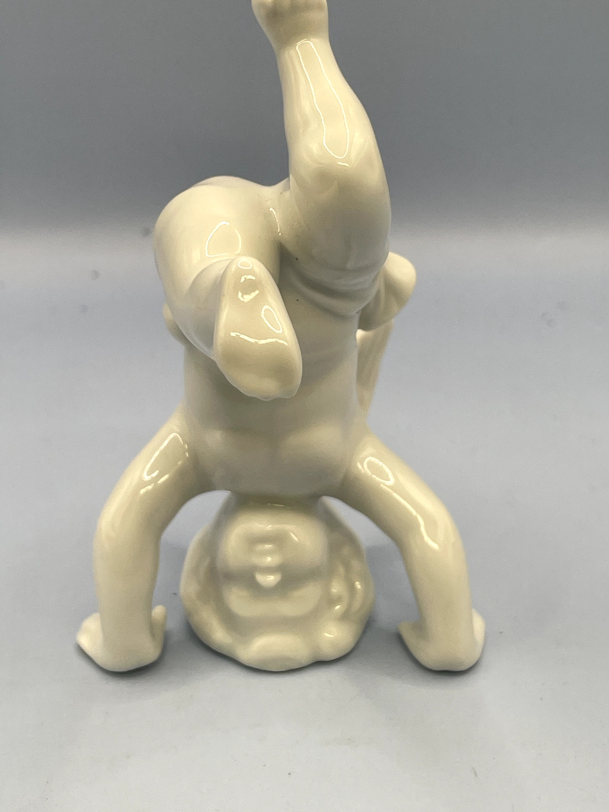Vtg Fitz & Floyd White Porcelain Tumbling Angel Cherub (x5)Japan See Description