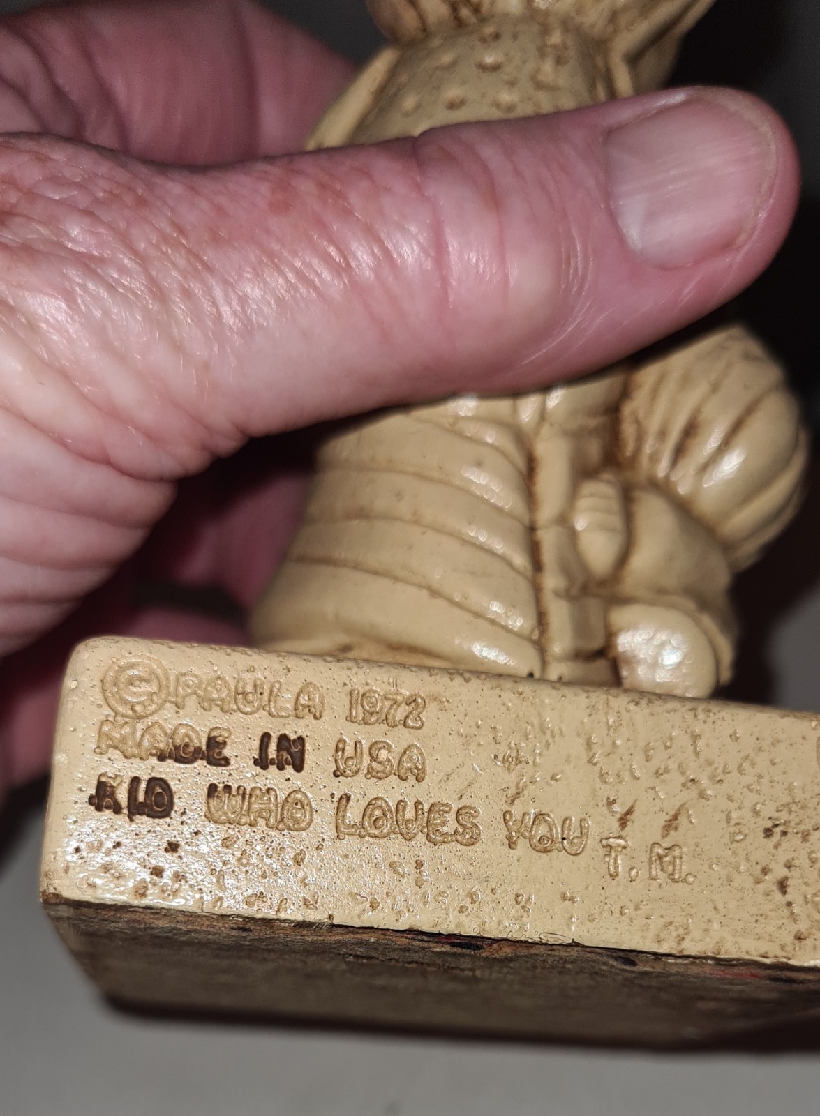 Remember Me Dad? I’m The Kid Who Loves You Vtg Paula 1972 Figurine Fathers Day