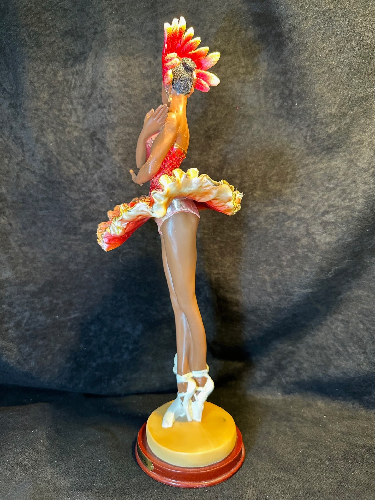 Precious Collection Hand Painted Resin Ballerina Figurine 14.5 inches