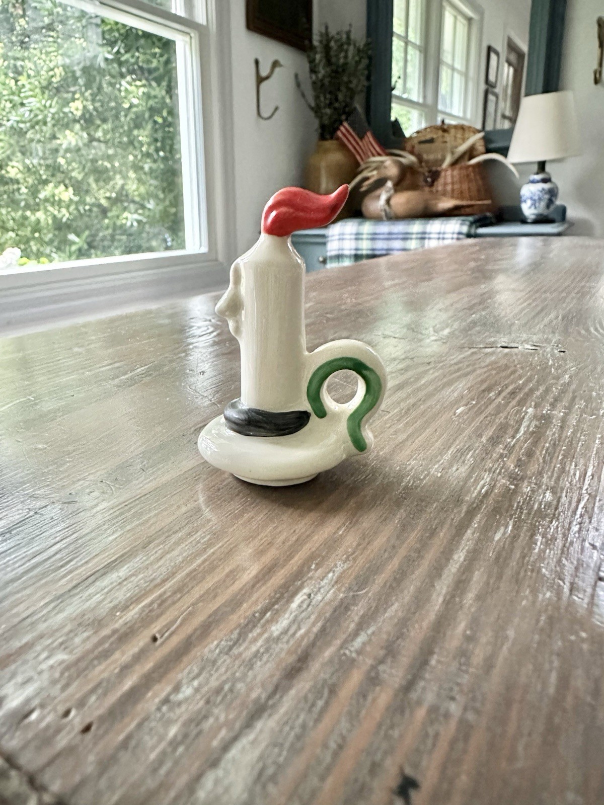 Vintage Goebel Candlestick Figurine Made In West Germany 2.25”