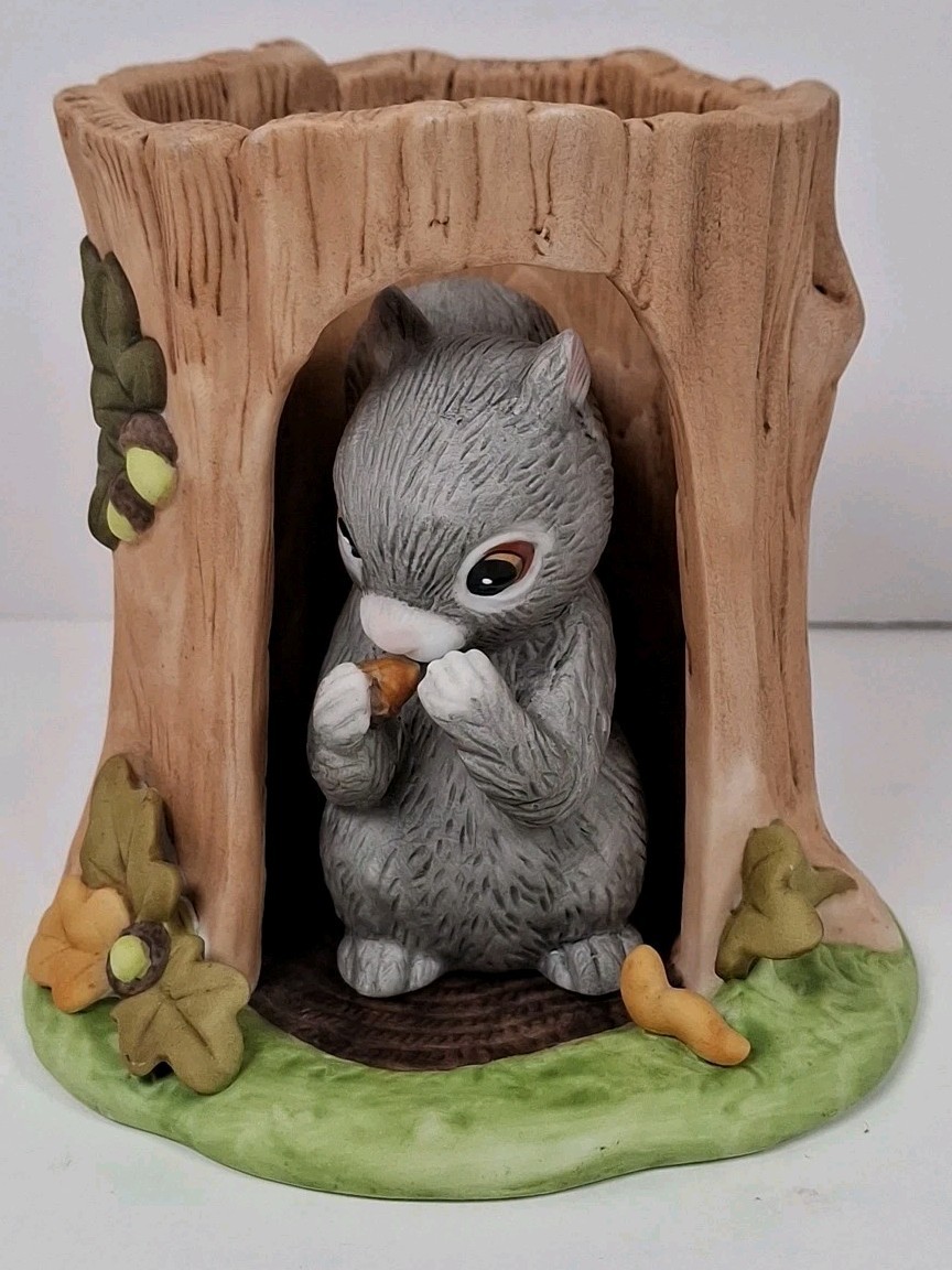 Franklin Mint 1984 Woodland Surprises Squirrel Figurine Jacqueline B Smith