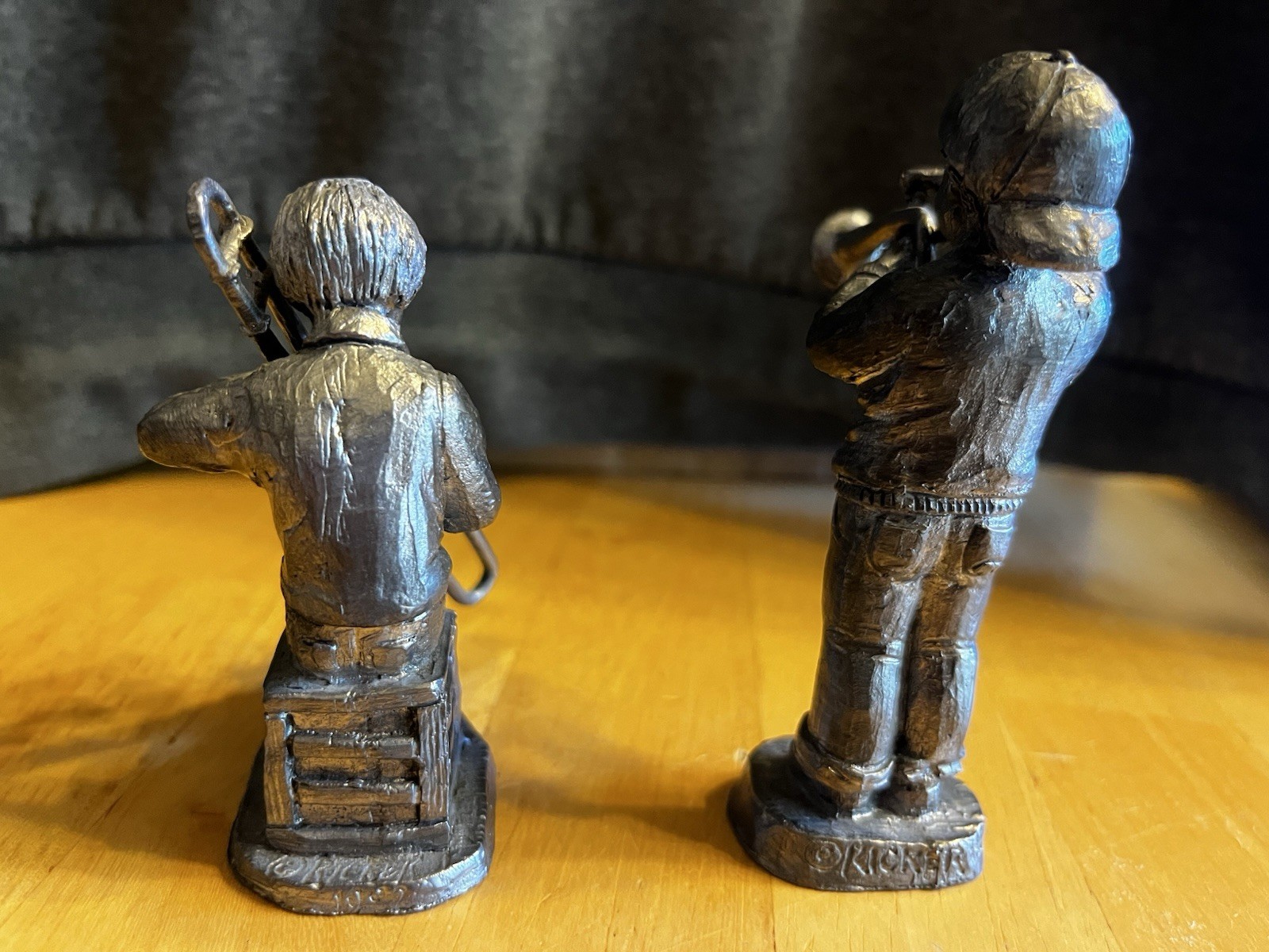 Michael Ricker Pewter Royce & Kelan 1992 Limited Edition Signed Figurines Set