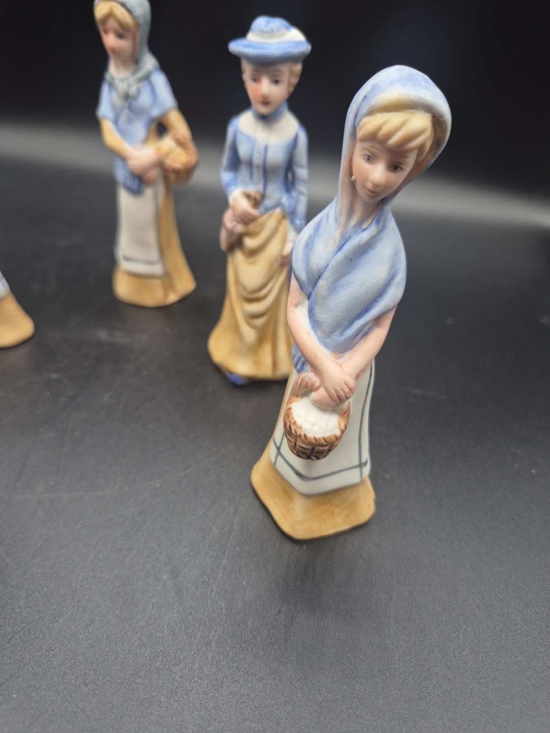 Vtg Ucago Country Woman Figurine Collection Set Of 6