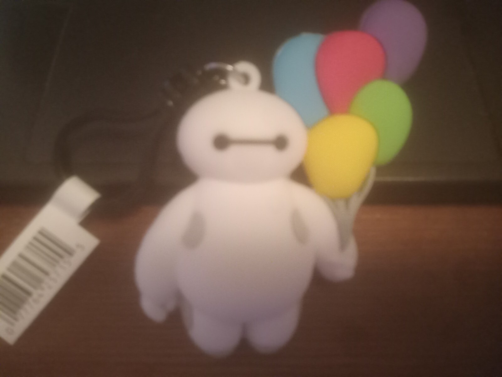 Disney Series 50 Baymax Big Hero 6 Figural Bag Clip 3 Inch Holding Balloons