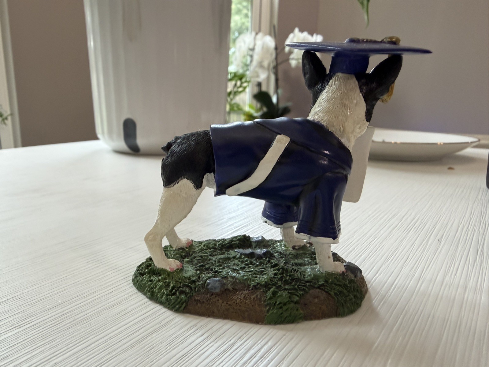 Danbury Mint Boston Terrier Calendar Figurine of the Month Figure — June