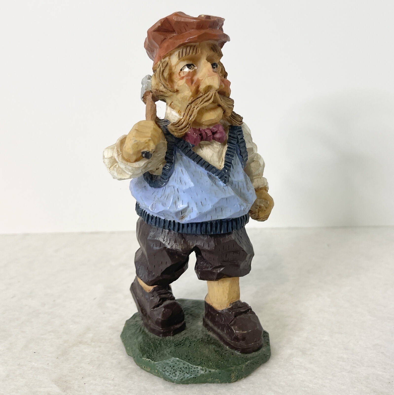 Vintage Scottish Golfer Figurine Souvenir Sports Decor Man Cave Office
