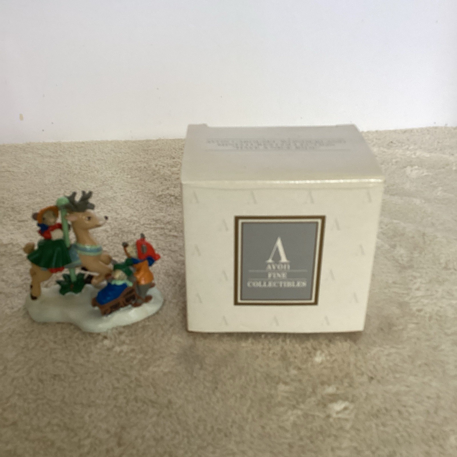 AVON CAROUSEL WONDERLAND MINIATURES COLLECTION “HAVE A NICE RIDE”