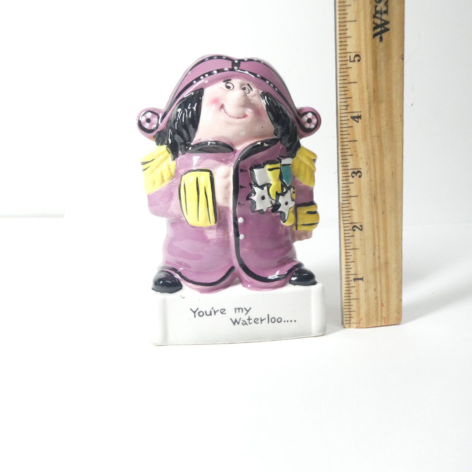 You’re My Waterloo Figurine Norcrest Japan Napoleon Military Vintage Ceramic