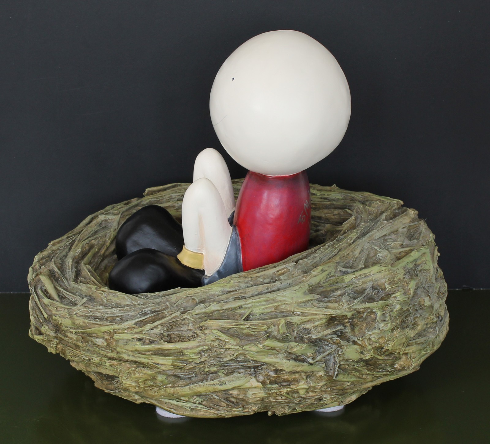 MACKENZIE THORPE Sculpture A NEW CHILD Limited Edition 150/395 with COA 2004