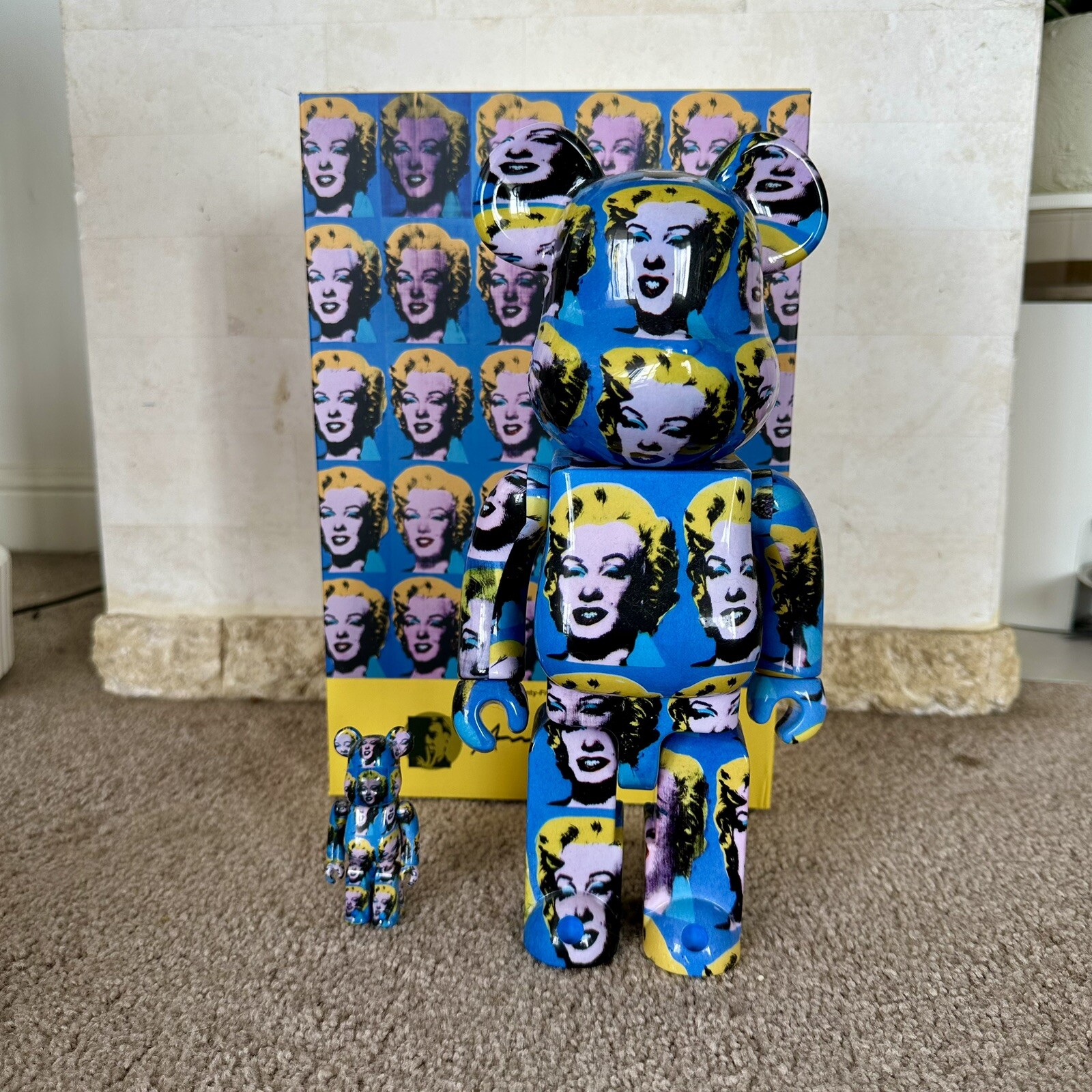 Bearbrick x Andy Warhol x Marilyn Monroe 100% & 400% Medicom Toy 2020