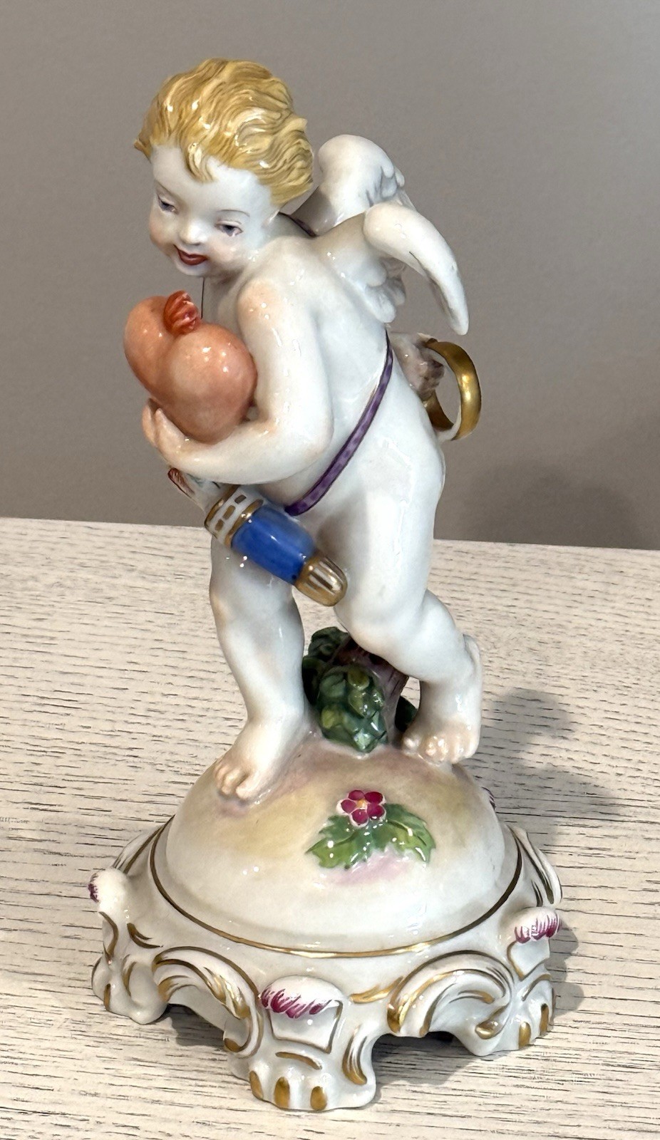 Austria Augarten Wien porcelain figurine “Cupid With Ring”