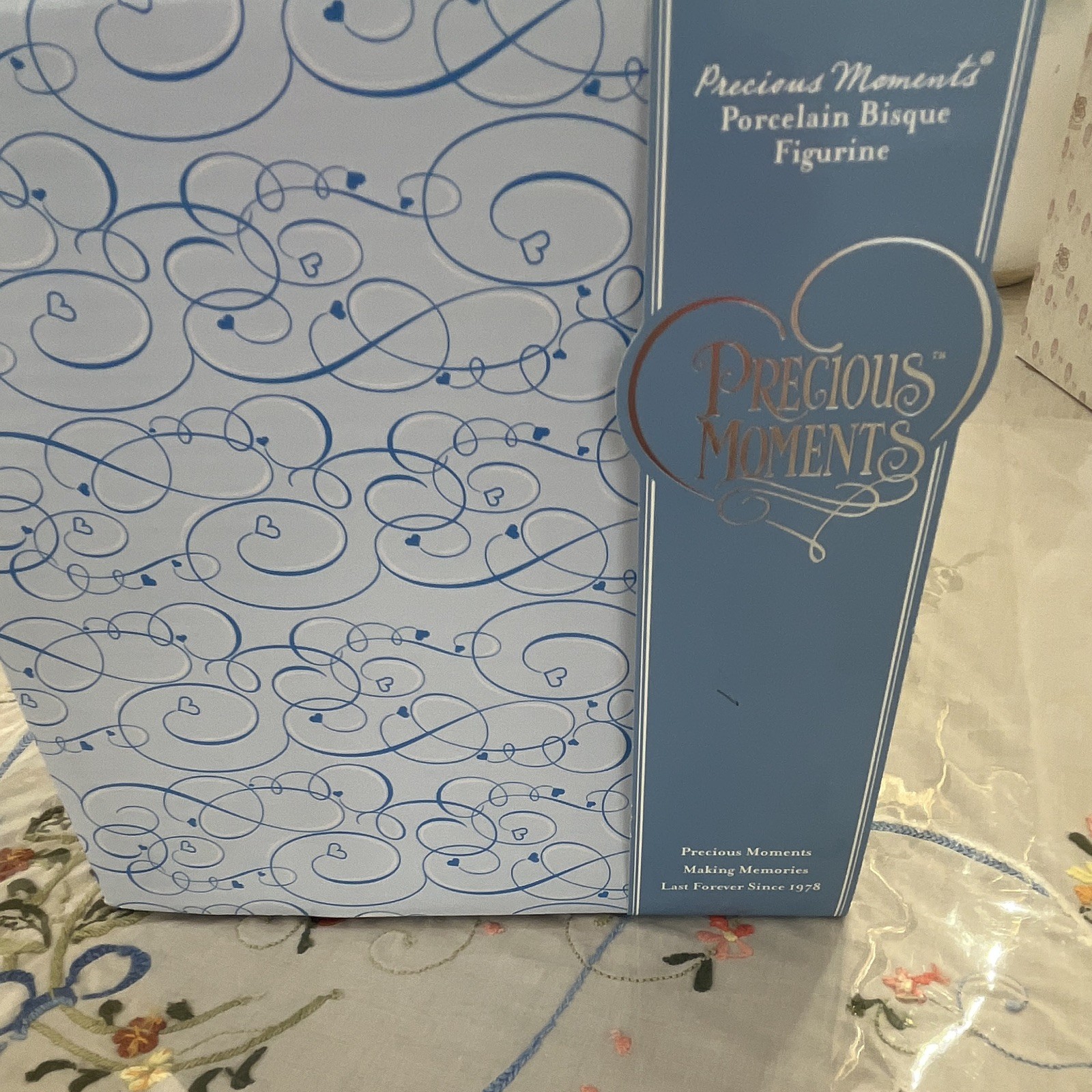 Precious Moments Porcelain Bisque Figurine You’re On A Roll 2007