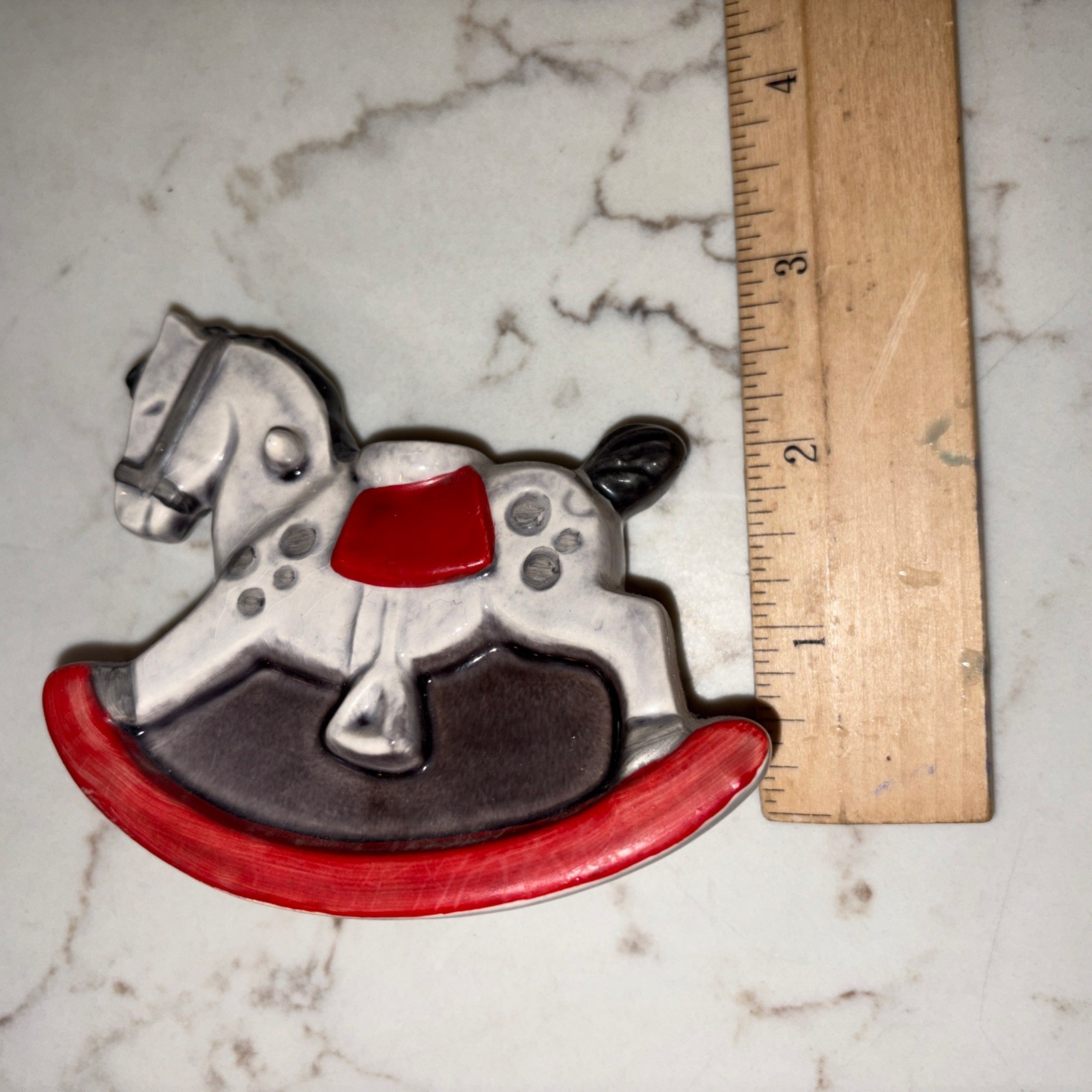 1975 Goebel Rocking Horse Candle Stick Holder, 54403-08 EUC