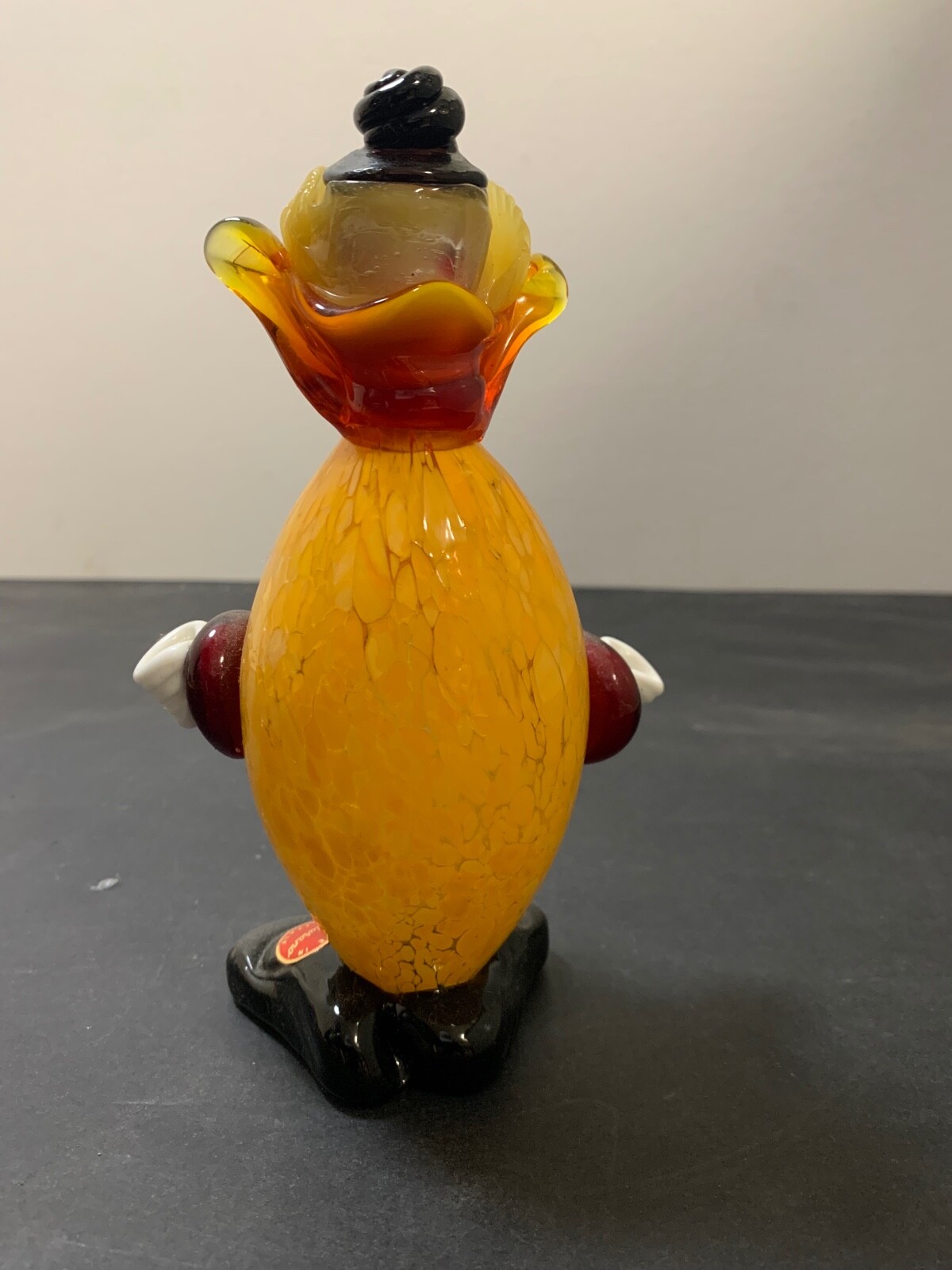 Vintage Murano Glass Clown Figurine. Hand Blown Glass. 1960-1969.