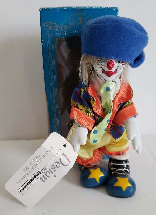 Le Monde des Clownes World Of Clowns 6″ Bendable Doll Figure In Original Box