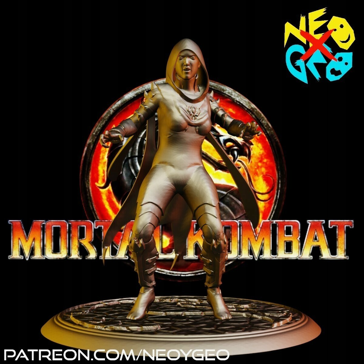 D’VORAH – MORTAL KOMBAT – 1/24 (75 mm Scale) Neoygeo UNPAINTED