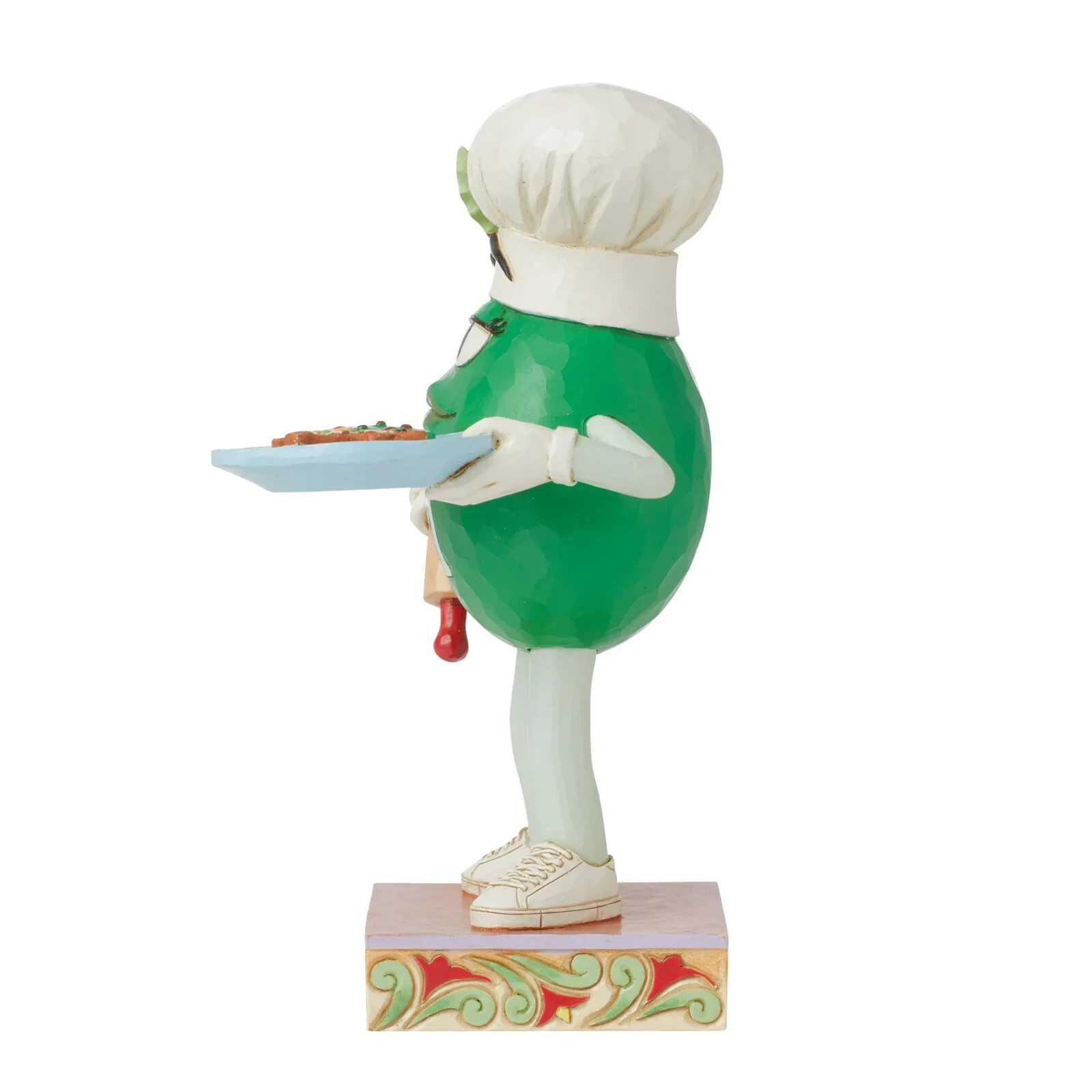 Jim Shore M&M’S GREEN CHARACTER WITH COOKIES-BAKED BY GREEN 6015680