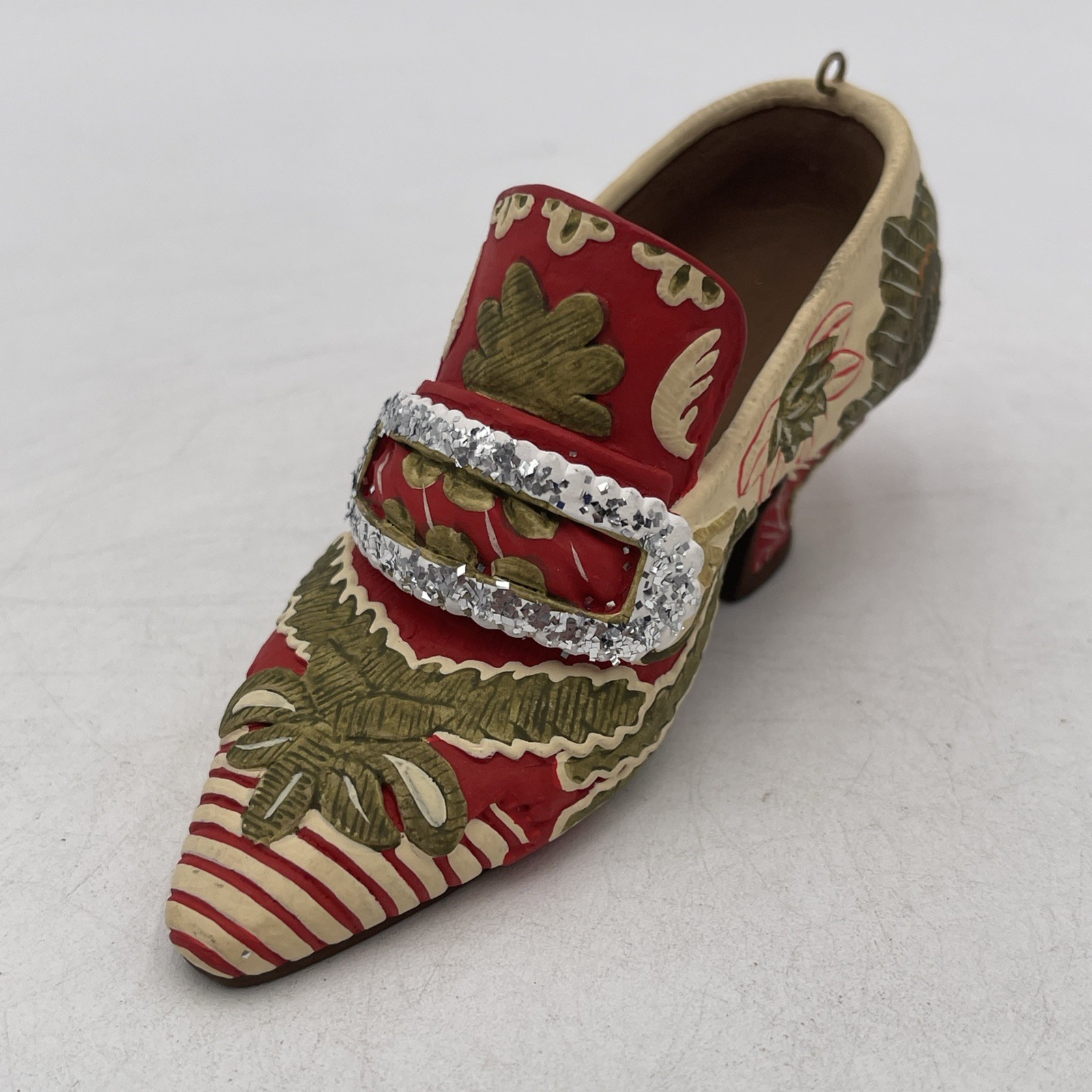 Metropolitan Museum Of Art French Romance Floral Pump Shoe Ornament