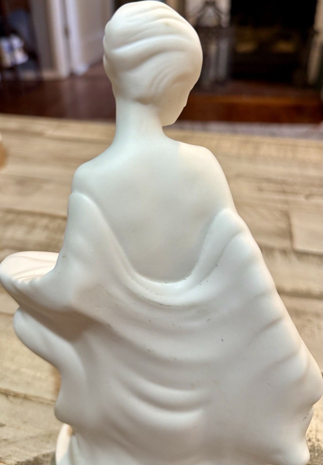 LENOX Vintage Antique 1929 DECO Porcelain LEDA & SWAN Figurine Light