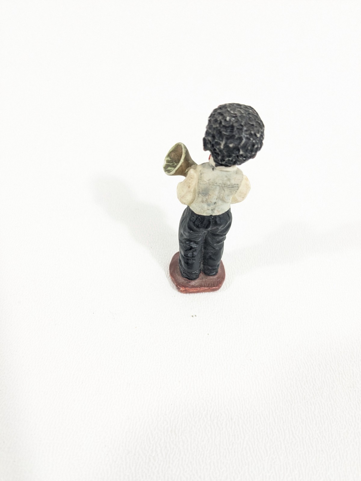 2″ Vintage Collectible African American Trumpet Player Jazz Musican Figure