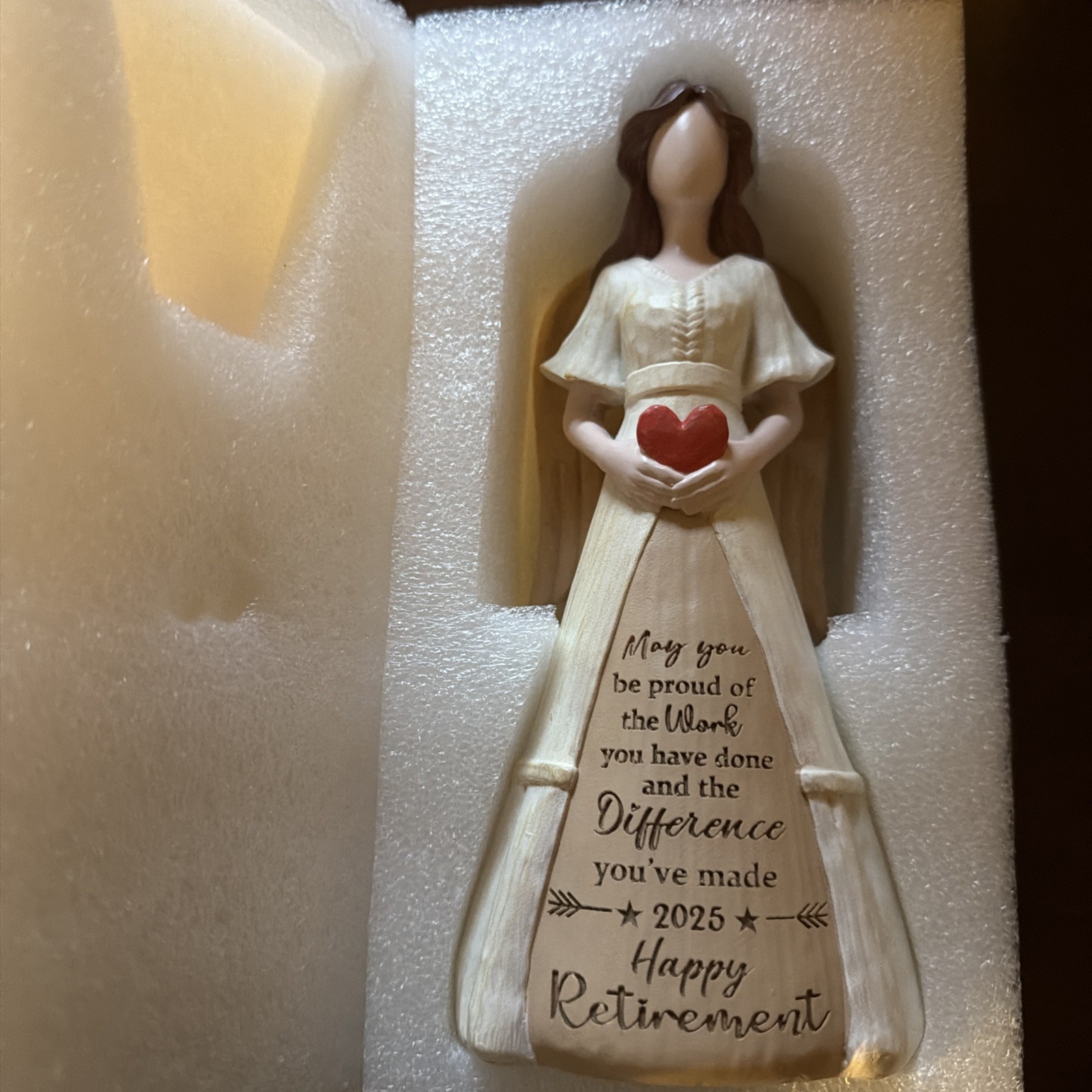 StorieMe Angel Sculpture For Happy Retirement 7” New