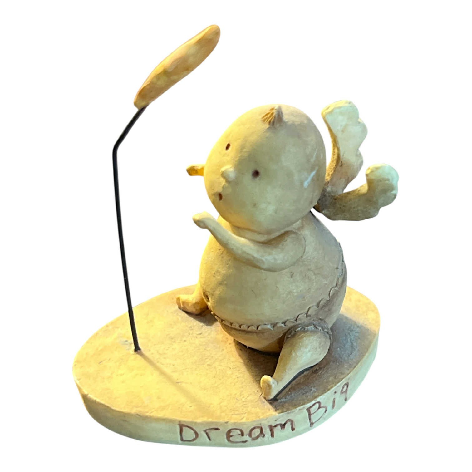 RETIRED 2004 LANG & WISE AUGUST MOON BABY WINGS ANGEL FIGURINE BY DAN DiPAOLO 2″