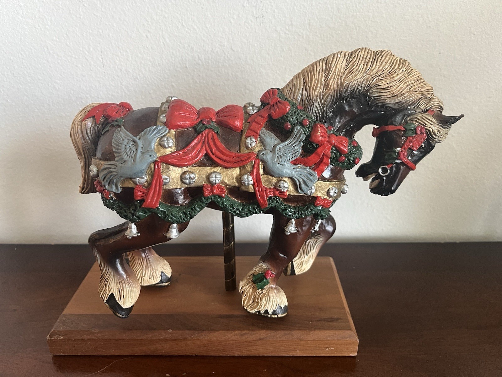 Vintage PJ’s CAROUSEL Horse COLLECTION Clydesdale RARE