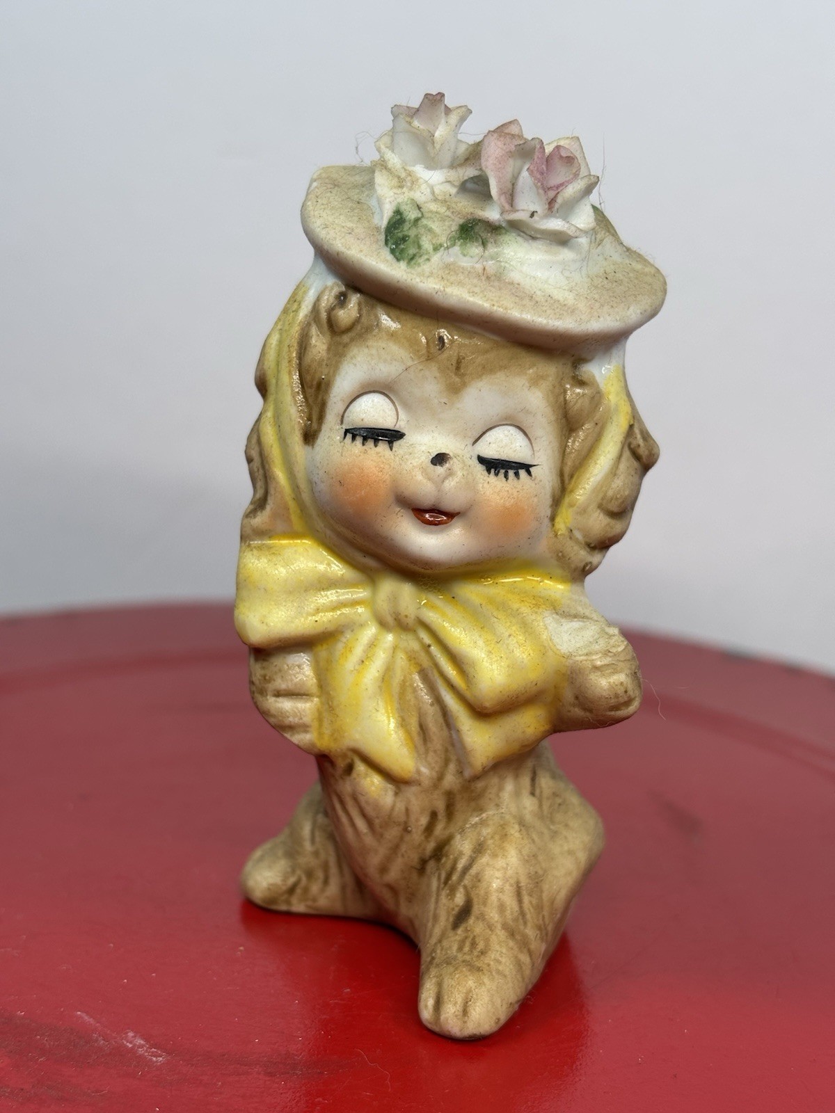 Vintage Napco Dog Figurine Ceramic 3 1/2 Inches