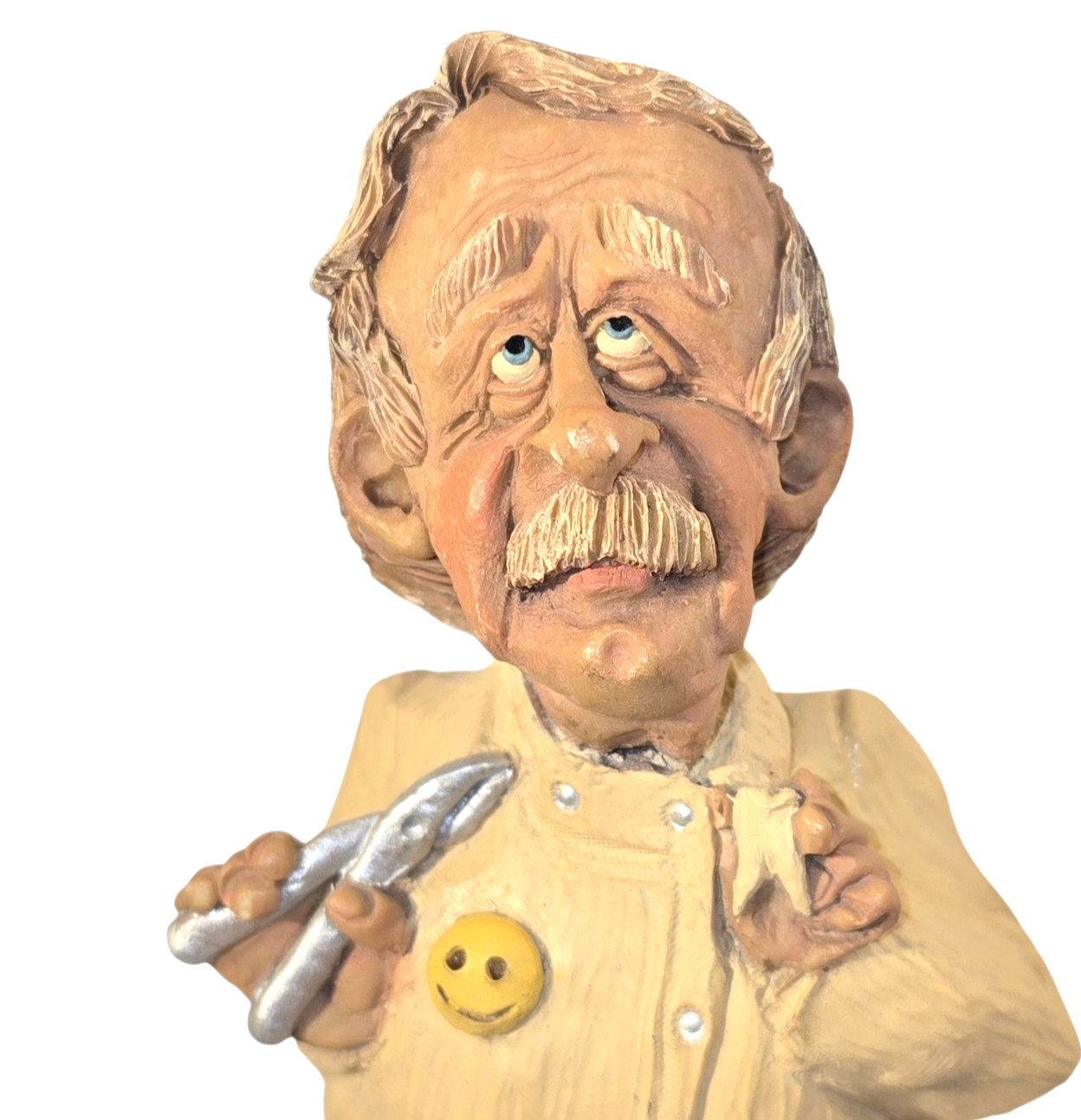 Vintage Frumps D & D Studios Painless Dentistry Dentist Sculpture Signed 1990
