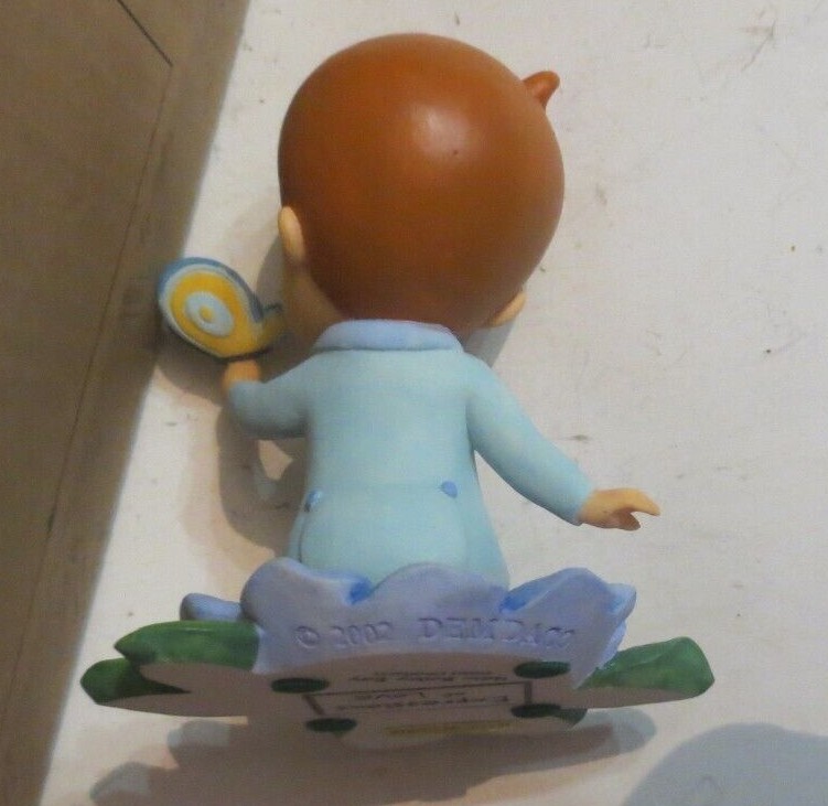 NEW box Demdaco Figurine NEW BABY BOY Expressions of Love Statue
