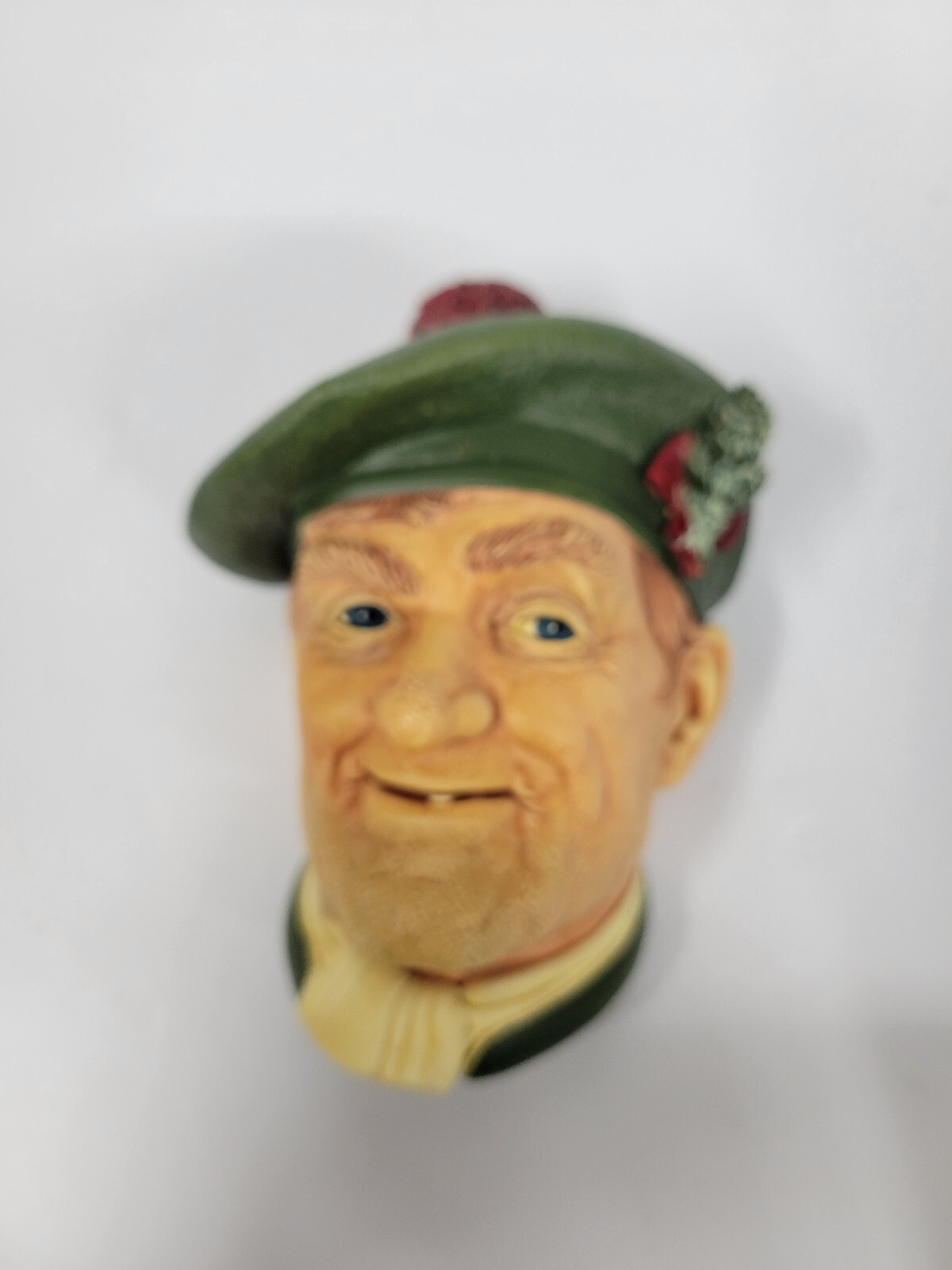 Vintage Bossons Chalkware 1969 Jock Man’s Head Face Wall Sculpture Decor England