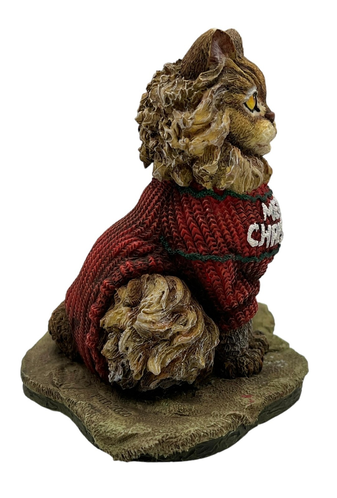 Curious Cats Squeaky’s Christmas By Lowell Herrero First Edition 2000 Figurine