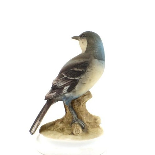 Lefton Figurine MOCKING BIRD KW1184 Hand Painted Bisque Retired