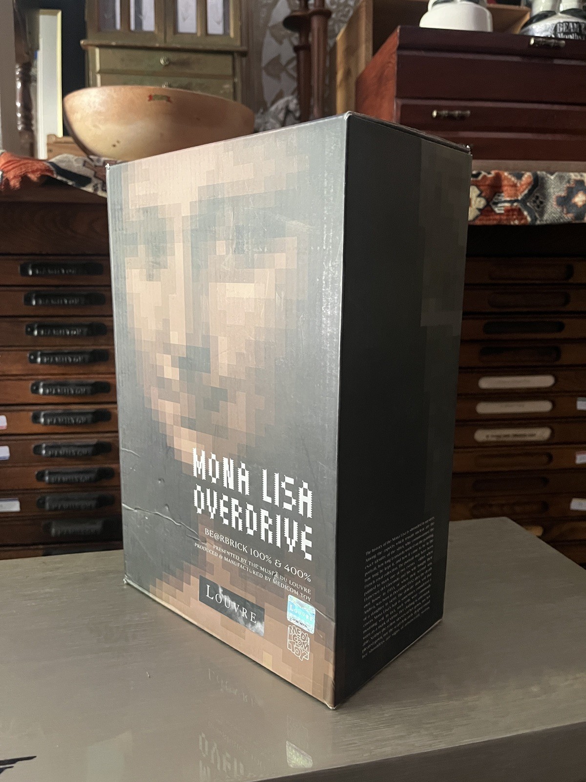 BE@RBRICK MONA LISA OVERDRIVE 100% 400% NIB Toy Medicom 2022