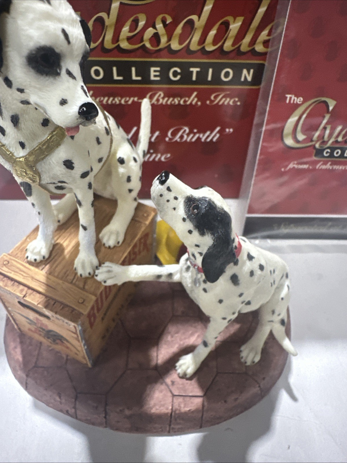 2000 ANHEUSER-BUSCH The Clydesdale Collection SEPERATED AT BIRTH w/ Box + COA