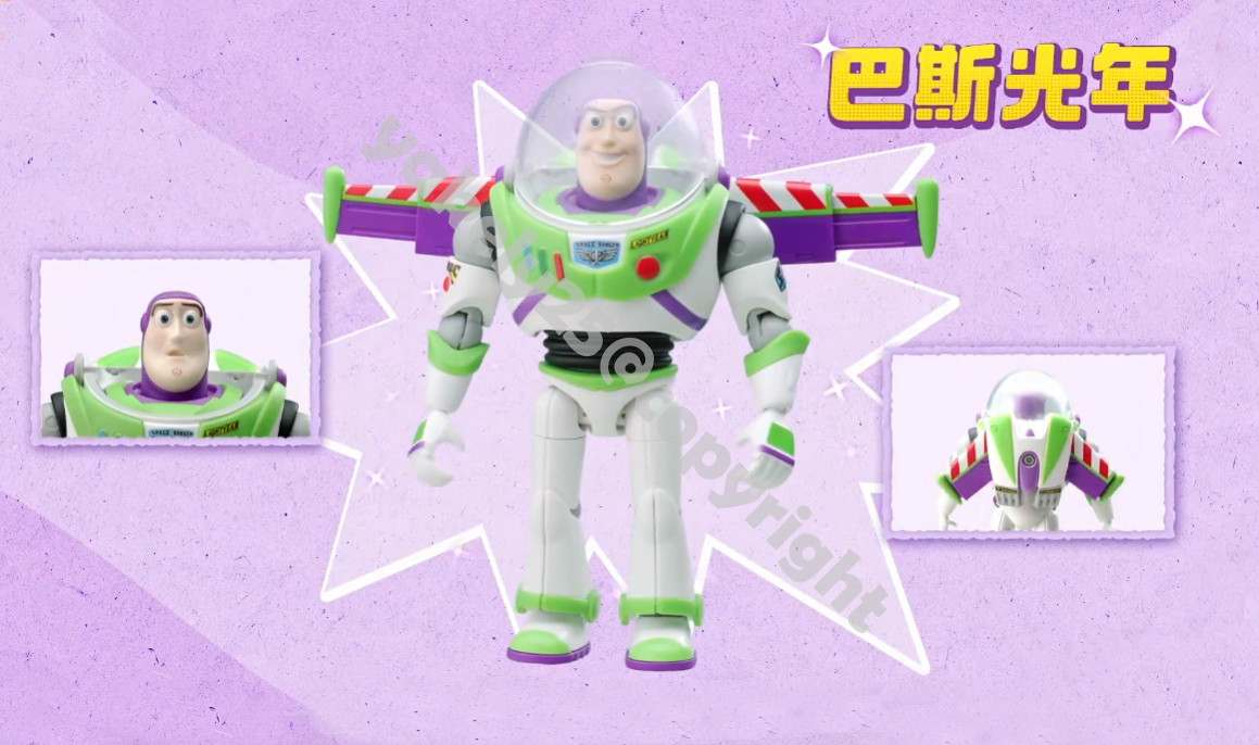Buzz Lightyear Disney Toy Story 5 Blokees Elite Ver.01 12cm Model Kits Figure