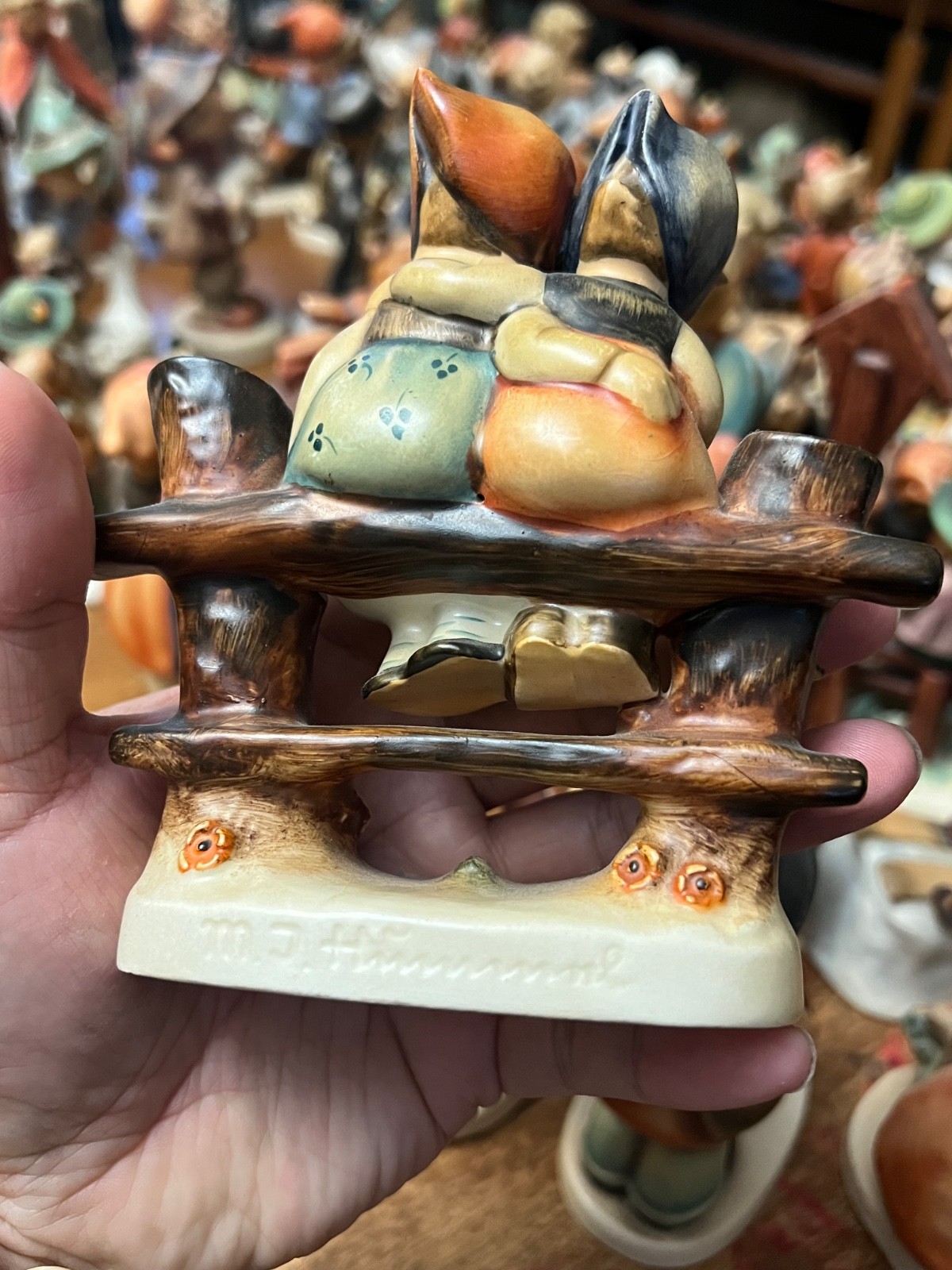 Rare Vintage Hummel Figurine Goebel Germany “Coquettes” 179 1950-1959*